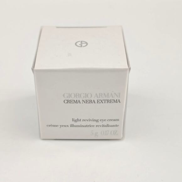 Giorgio Armani Crema Nera Extrema Light Reviving Eye Cream 0.17fl oz. NEW France - Picture 1 of 3